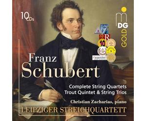 LEIPZIGER STREICHQUA - SCHUBERT STRING QUARTETS - cdbx - P4z