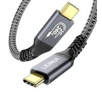 LEIRUI Long USB C to USB C Cable 240W Fast Charging, 20Gbps High Speed Data Transfer Cable 4K@144Hz/60Hz 8K@30Hz Video Type C Monitor Compatible with Thunderbolt 3/4,MacBook Pro