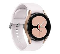 Leishouer Straps for Samsung Galaxy Watch 6/5/5 Pro/4 40mm 44mm 42mm 46mm 43mm 45mm 47mm Strap,20mm Soft Silicone Watch Band Replacement Strap for Galaxy Watch 3 41mm Active 2 Pink sand
