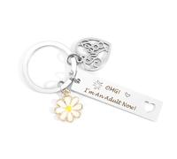 Leislam 18th Birthday Keychain, 'OMG! I'm An Adult Now!', Unisex, Bright Colors