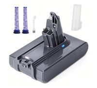 Leisuda V6 Battery Replacement for Dyson SV03 Battery 223058-02 | Compatible with V6 DC58 DC59 DC61 DC62 DC72 DC74 SV03 SV04 SV05 SV06 SV07 SV09, Includes 2 Filters, Brush