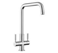 Leisure Aquaform 2 Dual Lever Kitchen Mixer Tap - Chrome