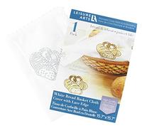 Leisure Arts Bread & Basket Cloth 15.7"X15.7" Bread & Wheat, Stamp Embroidery Cloth, Cloth, Tea Towels for Bread, Towel, Cloth Cover, Pastry
