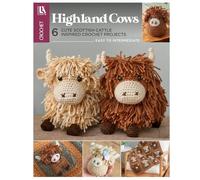 Leisure Arts Highland Cows Crochet Book - Delightful Crochet Amigurumi Pattern Books Featuring Adorable Highland Cows, Perfect Animals Pattern Book for Crafters