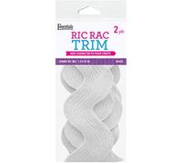 Leisure Arts Ric Rac Jumbo 1 13/32" 2yd White