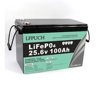 Leisure Battery,B LiFePO4 Battery 24V 100AH, Lithium iron phosphate battery