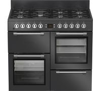 Leisure CK100F232T Cookmaster 100cm Dual Fuel Range Cooker, Grey, A Rated A