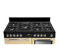 LEISURE CK110F232C 110cm Cookmaster Dual Fuel Range Cooker-Cream