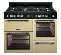 LEISURE CK110F232C 110cm Cookmaster Dual Fuel Range Cooker-Cream