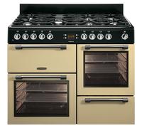 LEISURE CK110F232C 110cm Cookmaster Dual Fuel Range Cooker-Cream