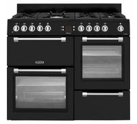 Leisure CK110F232K Cookmaster 110cm Dual Fuel Range Cooker 7 Burners Black A/A [EEK: A/A]