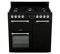 LEISURE CK90F232K 90cm Cookmaster Dual Fuel Range Cooker-Black