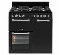 LEISURE CK90F232K 90cm Cookmaster Dual Fuel Range Cooker-Black