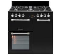 LEISURE CK90F232K 90cm Cookmaster Dual Fuel Range Cooker-Black