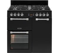 LEISURE CK90F232K 90cm Cookmaster Dual Fuel Range Cooker-Black