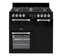 Leisure CK90G232K 90cm Wide Cookmaster Gas Range Cooker in Black