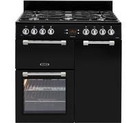 Leisure Cookmaster CK90G232 Freestanding Gas Hob A+ Black - Cooker (Freestanding Cooker, Black, Rotary, Front, Gas Hob, Medium)