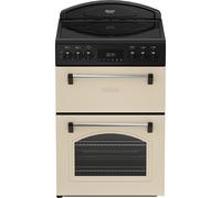 Leisure Classic CLB60ECC 60cm Wide Single Oven Electric Cooker with Ceramic Hob - Cream - A/A Rated, Cream