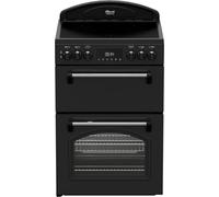 Leisure Classic CLB60ECK 60cm Wide Single Oven Electric Cooker with Ceramic Hob - Black - A/A Rated