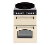 Leisure CLB60ECC 60cm Freestanding Double Oven Electric Range Style Cooker in Cream - A Rated