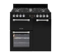 Leisure Cookmaster CK90G232 Freestanding Gas Hob A+ Black - Cooker (Freestanding Cooker, Black, Rotary, Front, Gas Hob, Medium)