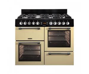 Leisure Cookmaster ck100g232 Freestanding Gas Hob a + Color Cream - Kitchen (Kitchen Freestanding, Cream Colour, Rotary, Front, Gas Hob, Medium)
