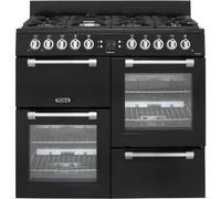 Leisure Cookmaster CK100G232K 100cm wide Gas Range Cooker - Black - A+/A Rated
