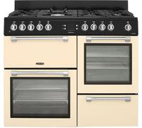 LEISURE CK110F232C 110cm Cookmaster Dual Fuel Range Cooker-Cream