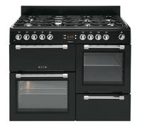 Leisure CK110F232K 110cm Wide Cookmaster Dual Fuel Range Cooker in Bla