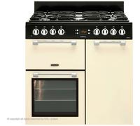 LEISURE CK90F232C 90cm Cookmaster Dual Fuel Range Cooker-Cream