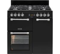 LEISURE CK90F232K 90cm Cookmaster Dual Fuel Range Cooker-Black