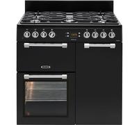 LEISURE CK90F232K 90cm Cookmaster Dual Fuel Range Cooker-Black