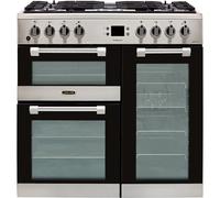 Leisure Cookmaster CK90F530X 90cm Dual Fuel Range Cooker with Gas Hob - Stainless Steel - A/A/A Rated, Stainless Steel
