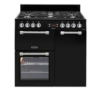 Leisure Cookmaster CK90G232 Freestanding Gas Hob A+ Black - Cooker (Freestanding Cooker, Black, Rotary, Front, Gas Hob, Medium)