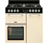 Leisure Cookmaster CK90G232C 90cm Gas Range Cooker - Cream - A+/A Rated, Cream