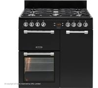 Leisure Cookmaster CK90G232K 90cm Gas Range Cooker - Black - A+/A Rated, Black
