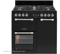 Leisure Cookmaster CK90G232 Freestanding Gas Hob A+ Black - Cooker (Freestanding Cooker, Black, Rotary, Front, Gas Hob, Medium)