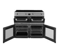 Leisure CS100D510X 100cm Induction Range Cooker with Three Ovens - Stainless Steel