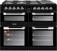 LEISURE Cuisinemaster CS100F520K Dual Fuel Range Cooker - Black, Black