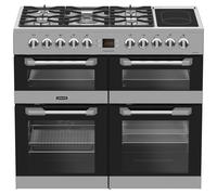 Leisure CS100F520X 100cm Wide Cuisinemaster Dual Fuel Range Cooker in
