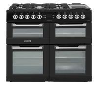 LEISURE Cuisinemaster CS100F520K Dual Fuel Range Cooker - Black, Black