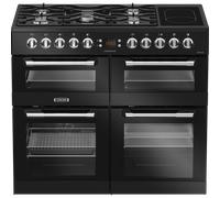 LEISURE Cuisinemaster CS100F520K Dual Fuel Range Cooker - Black, Black