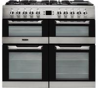 Leisure CS100F520X 100cm Dual Fuel Range Cooker with Three Ovens