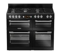 Leisure Cuisinemaster CS110F722K 110cm wide Dual Fuel Range Cooker with Gas Hob - Black - A/A