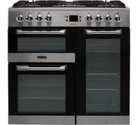 LEISURE CS90F530X 90cm Cuisinemaster Dual Fuel Range Cooker-Stainless Steel