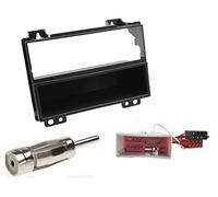 Leisure Direct Car Cd Radio Stereo Single Din Fascia Facia With Iso Wiring and Aerial Adaptor Full Kit for Ford Fusion Fiesta 2002-08 Mk6 Mk7