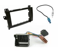 LEISURE DIRECT CD RADIO STEREO DOUBLE DIN FULL KIT FACIA FASCIA SURROUND ISO WIRING & AERIAL ADAPTOR FOR MERCEDES VITO SPRINTER VIANO