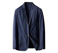 Leisure Jacket Men's Lightweight: Outdoor Jacket Men's Summer Outwear Cotton Linen Leisure Suit with Buttons and Many Pockets Men's Jacket in Wedding Blazer Breathable Summer Jacket Plain