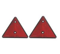 leisure MART A Pair of Trailer or Caravan Red Triangle Reflectors LMX1660
