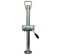 leisure MART Trailer prop stand corner steady with handle and split clamp | 34mm diameter x 450mm length